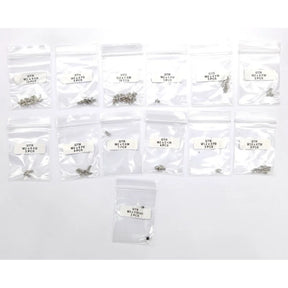 GL Racing GL-GTR Screw Set with multiple silver screws for gaming controller repair or assembly, detailed close-up image.