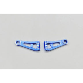 GL Racing LMP2 aluminum front upper arms, durable automotive suspension parts, shown in a close-up image.