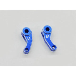 GL Racing LMP2 aluminum steering knuckle, lightweight automotive racing part, shown on a neutral background.