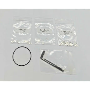 GL Racing LMP2 Shim Set showing precision-engineered metal shims for race car suspension adjustments.