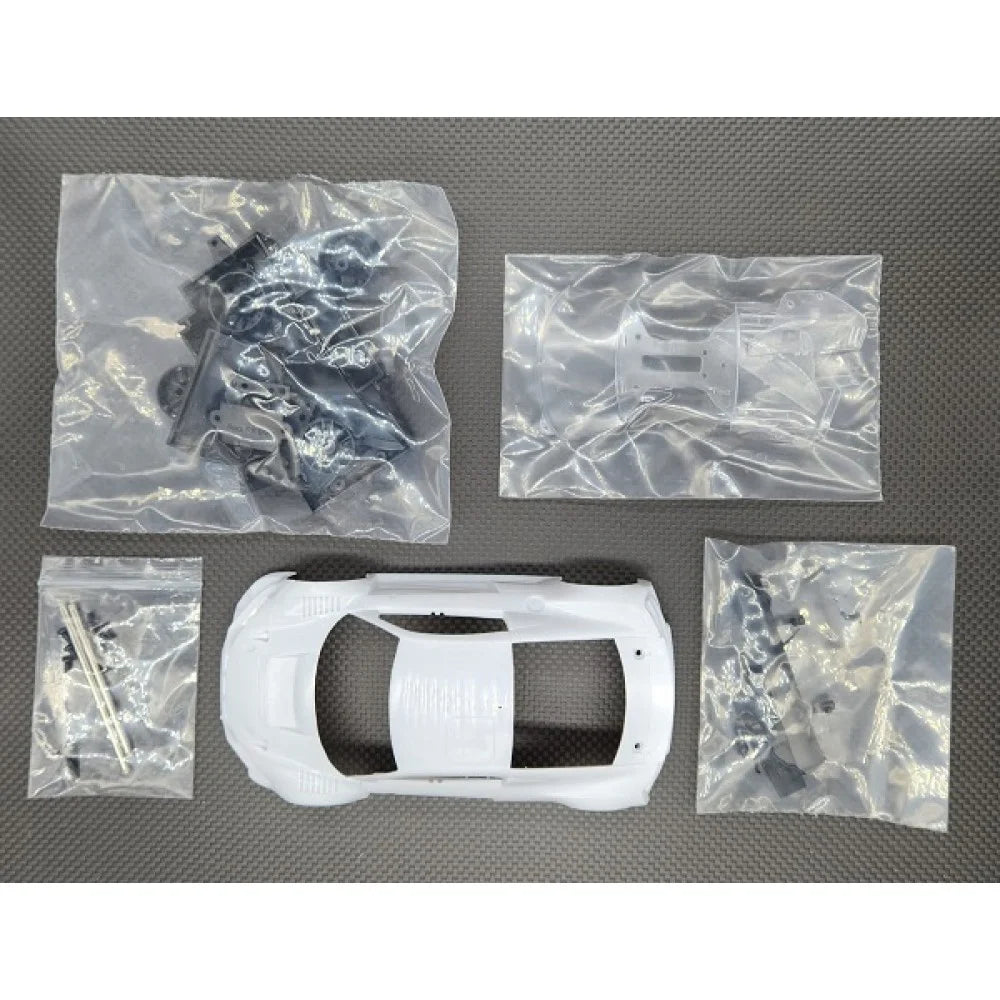 GL Racing: 1/28 R8 EVO White Body Kit 98mm
