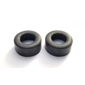GL Racing Slick 23° 11.0mm rubber F1 front racing tire, close-up view showing tread pattern and sidewall details.