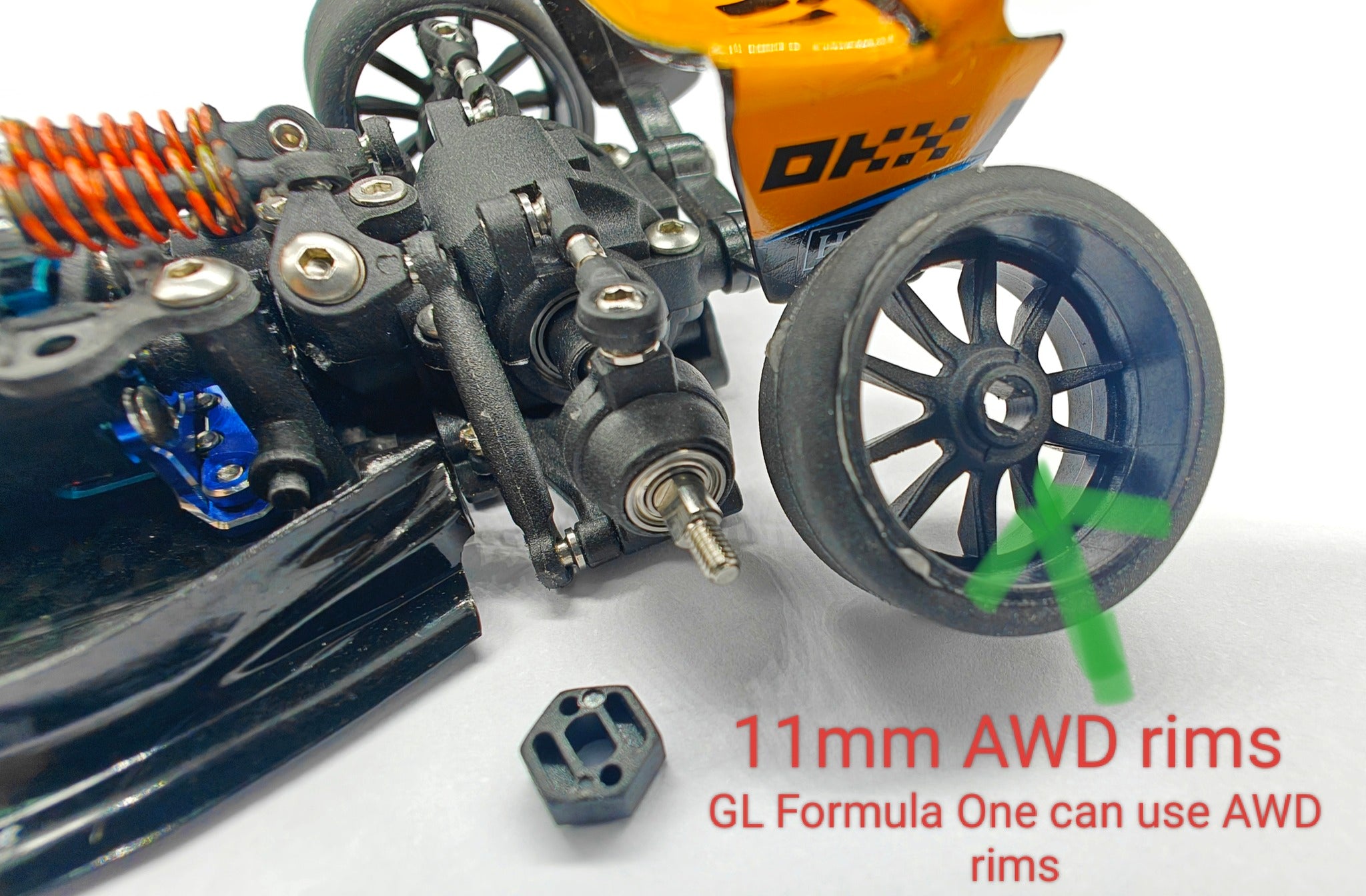 GL Racing: 1/28 Formula One Chassis | Hobby Addicts