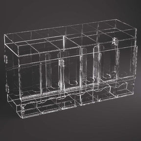 Gamegenic booster pack dispenser in black with multiple slots for organizing trading card booster packs.