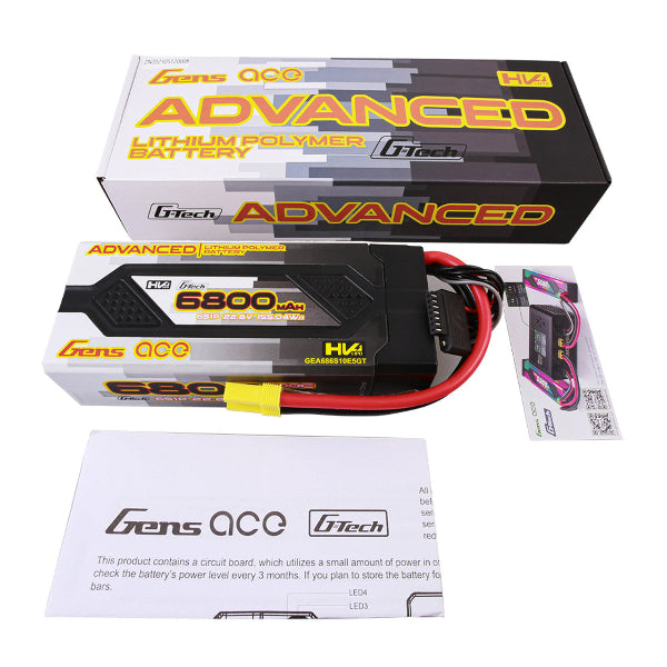 Gens Ace 6800mAh 6S 100c G-Tech Lipo