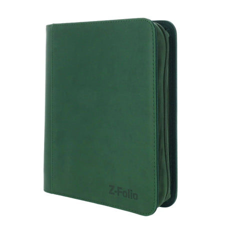 Green Z-Folio 4-Pocket LX Toploaders Binder
