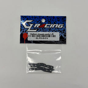 GL Racing Formula One carbon chassis parts left and right, lightweight and durable for high-performance racing car assembly.