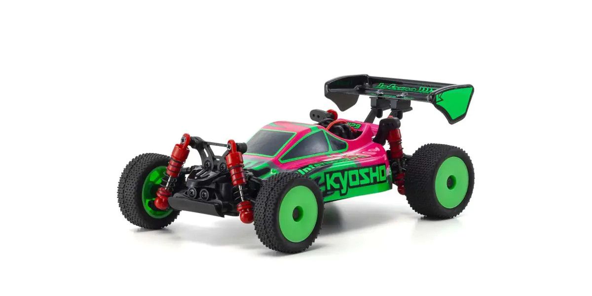 ホビーラジコン BONDSTREET Kyosho: Mini-Z 4WD Inferno MP9 Buggy Readyset Pink/Green