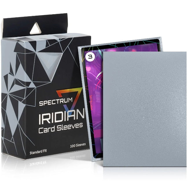 Iridian Matte Sleeves Silver