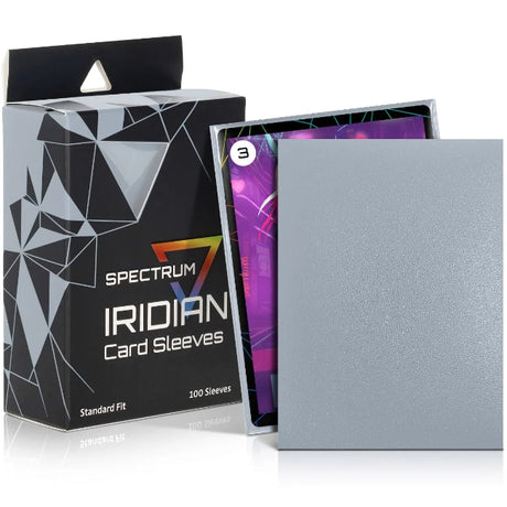 Iridian Matte Sleeves Silver