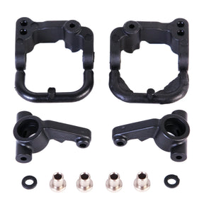 LC Racing L5001 caster and steering blocks set with black plastic components for RC car steering and suspension.