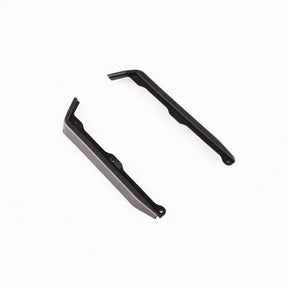 LC Racing L6025 185mm wheelbase chassis side guard set, black plastic protective panels for RC car body protection.