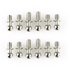 LC Racing L6031 ball stud set with multiple metal ball studs on a white background for RC car assembly.
