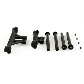 LC Racing L6033 Body Post Set for SC, WRC, MT, and TG models, featuring black posts and mounting hardware.