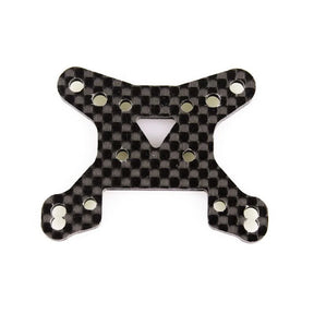 LC Racing L6091 2.5mm carbon fiber front shock tower for RC cars, lightweight and durable for improved performance.