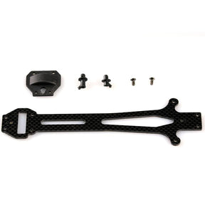 LC Racing L6093 185mm wheelbase carbon fiber upper deck for RC cars, lightweight and durable racing car part.