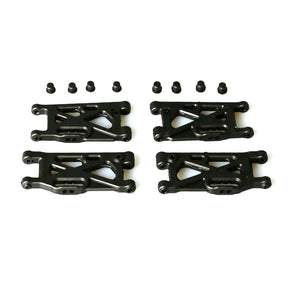 LC Racing L6118 suspension arms and inserts set with metal components and bushings for RC car upgrades