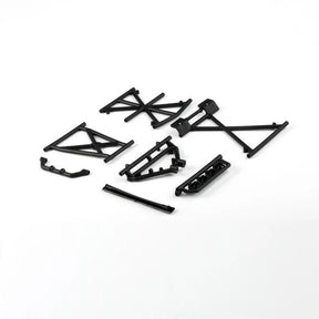 LC Racing L6131 DT Rack Set showing metal and plastic components for RC car drivetrain upgrade.