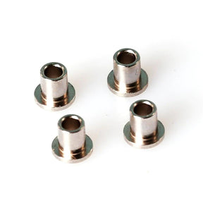 LC Racing L6198 caster block hat bushings, set of 4, shown in black, used for RC car suspension upgrades