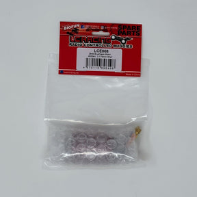 LC Racing LCE008 2845 4500kV brushless motor with 3.175mm shaft for RC cars, shown in the image.