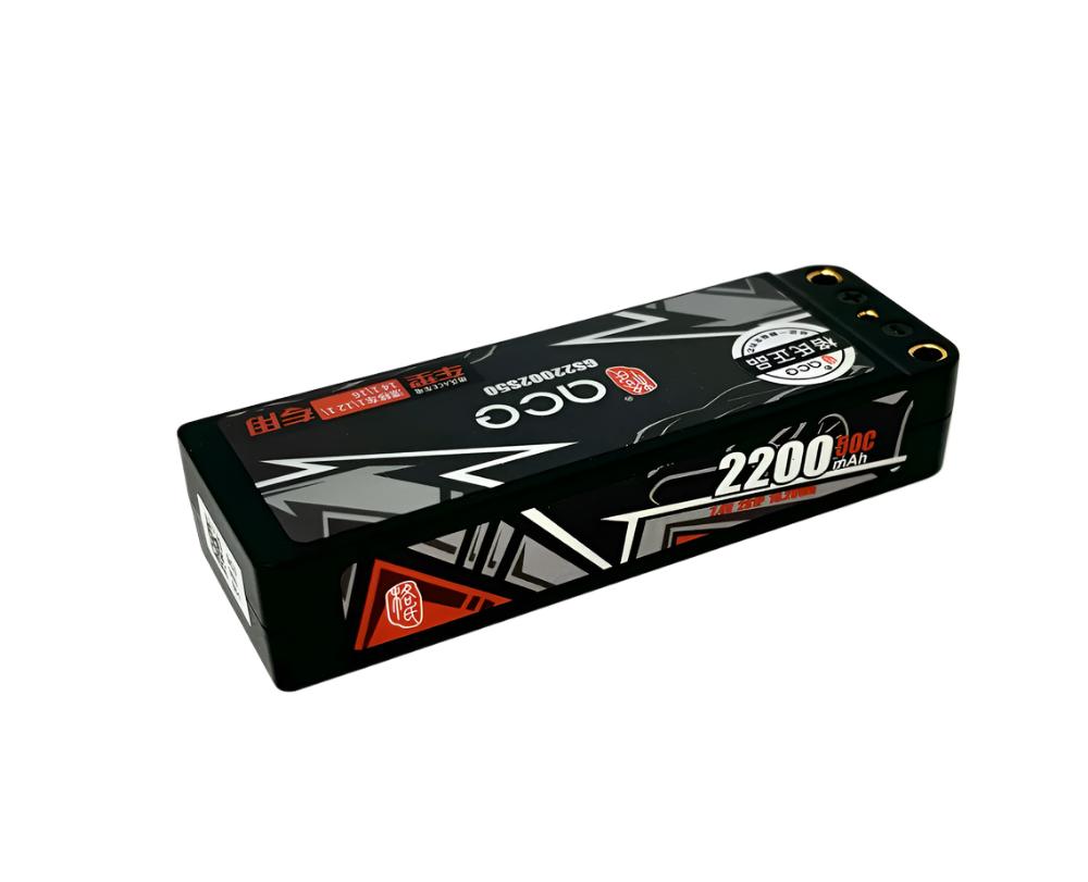 LC Racing: 2200mAh 7.4V 50C 2S1P Hard Case Lipo Battery | Hobby