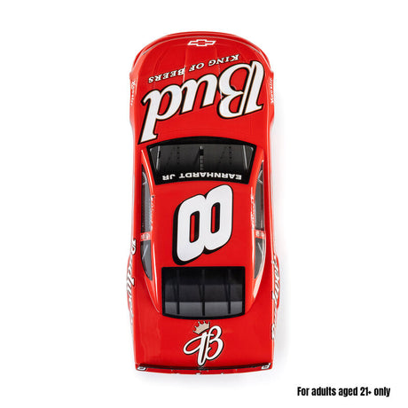 Losi 1/12 scale asphalt late model 2S AWD RC race car with detailed body and racing wheels, ready for high-speed track racing.