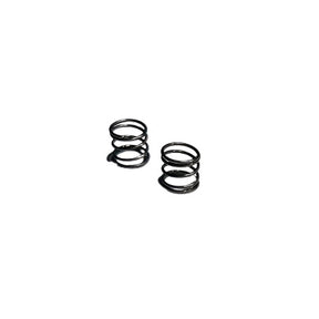 Atomic RC MRX front springs for RC cars, lightweight metal coil springs for improved suspension performance.