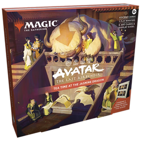 Avatar The Last Airbender scene box from Wizards of the Coast featuring characters and artwork from the popular animated series.