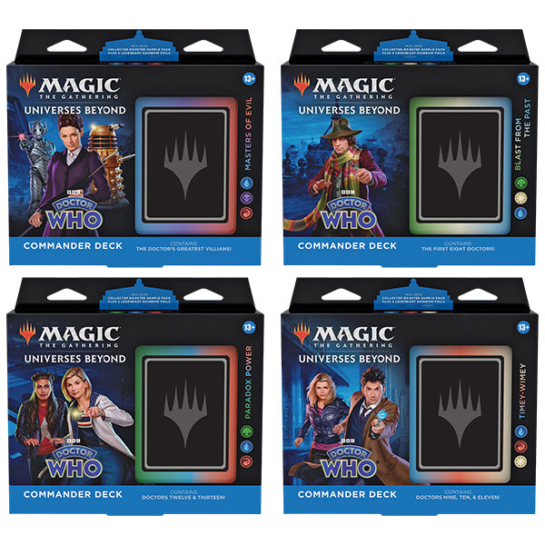 mtg doctor who commander decks review MTG: Deck Lorcana decks not importing Commander Deck Ready-2-Play:Deck (ohne Zubehör) __label3:Low Stock