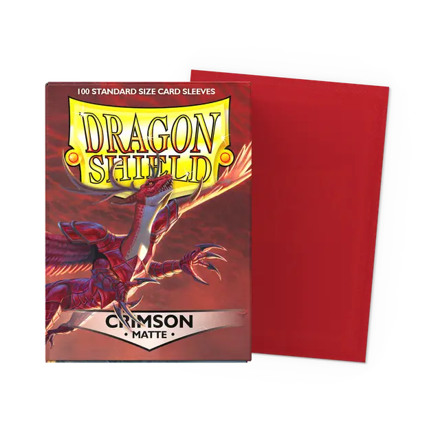Matte Crimson Standard Sleeves