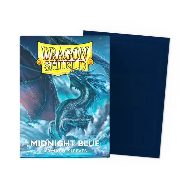 Matte Midnight Blue Standard Sleeves