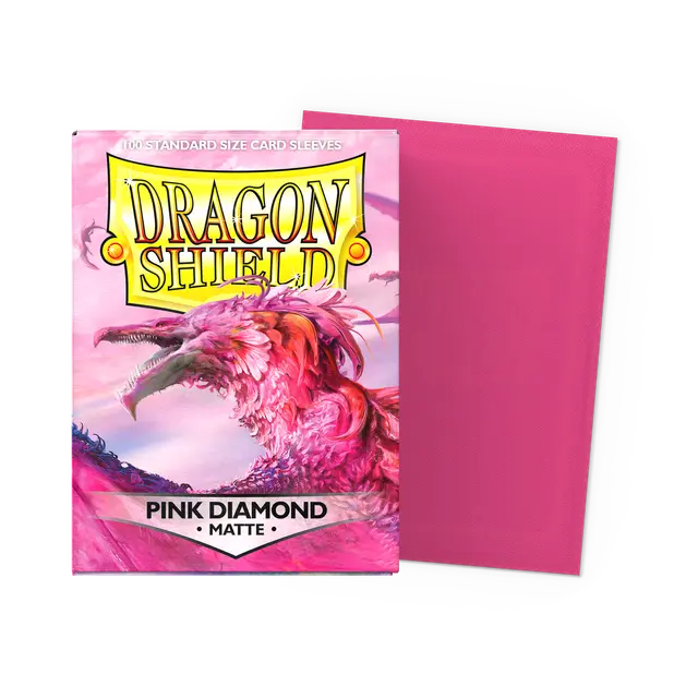 Matte Pink Diamond Standard Sleeves