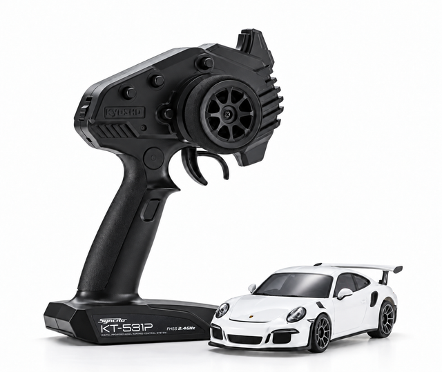 Mini-Z MR-04 RWD Porsche 911 GT3 White