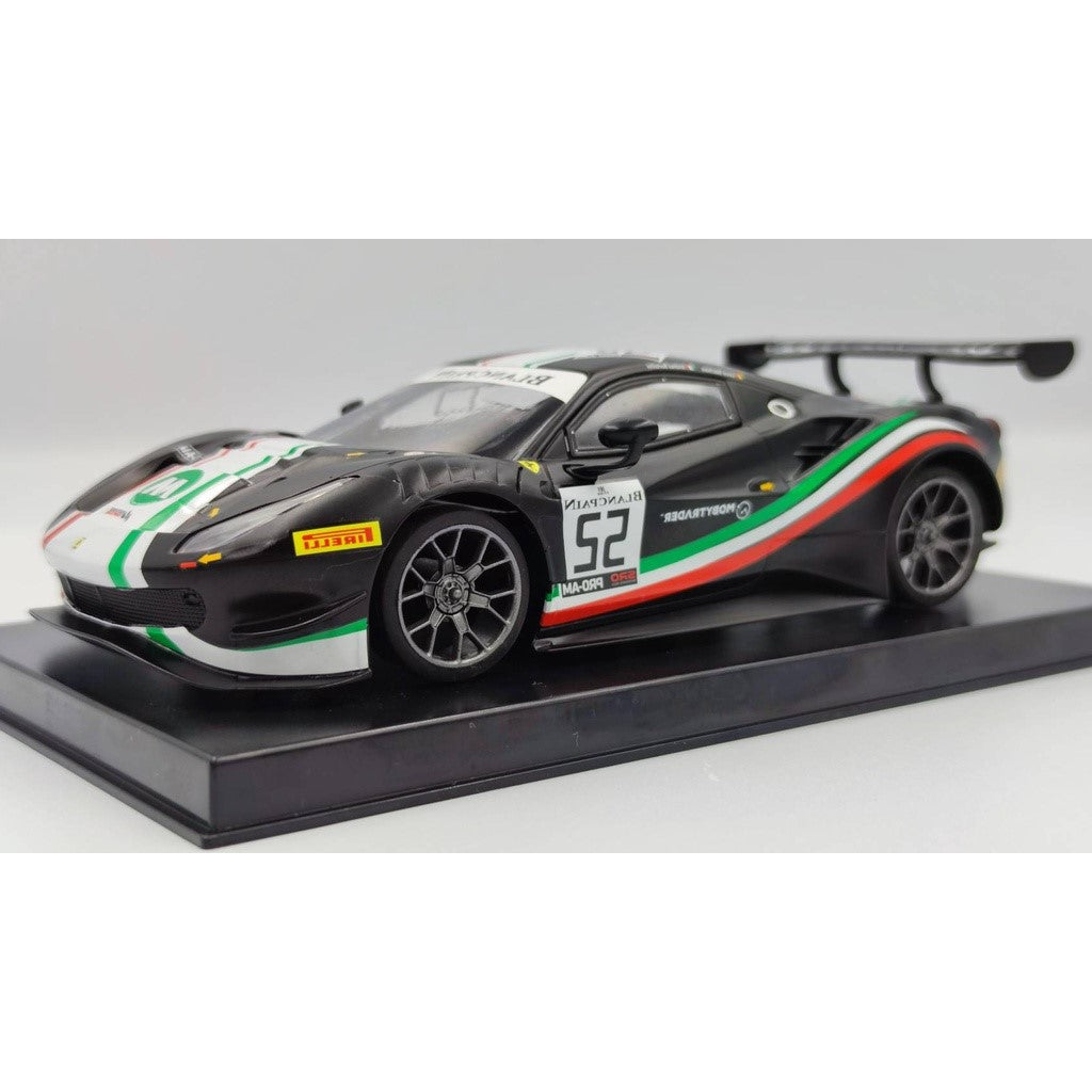 GL Racing: 1/28 Mobytrader Ferrari 488 GT3 Body 98mm | Hobby Addicts