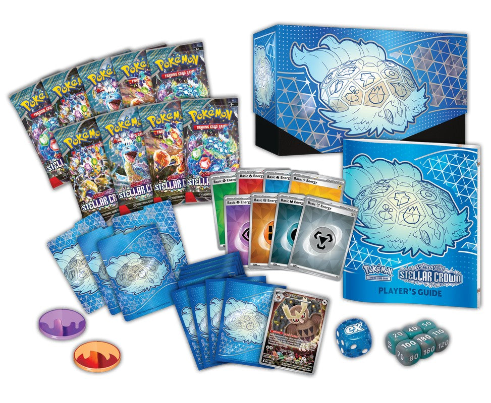 Pokemon: Stellar Crown Elite Trainer Box | Hobby Addicts Pokemon: Stellar Crown Elite Trainer Box | Hobby Addicts