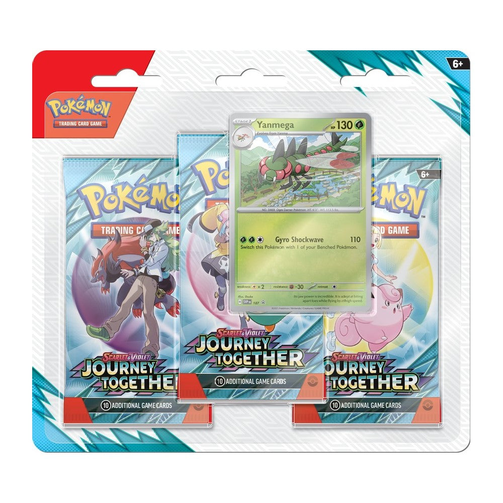 1999 rattata pokemon card Pokemon: Journey Together 3-Pack Blister