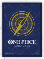 Bandai One Piece TCG official sleeves set 2 featuring colorful One Piece characters and branded card sleeve designs.