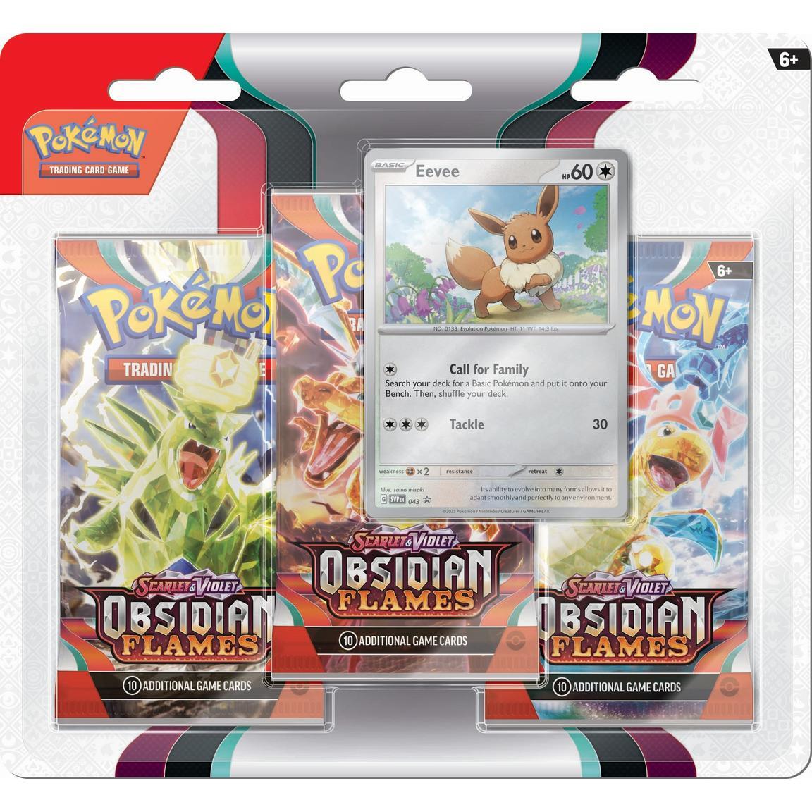 Pokemon TCG: Obsidian Flames 3-Pack Blister