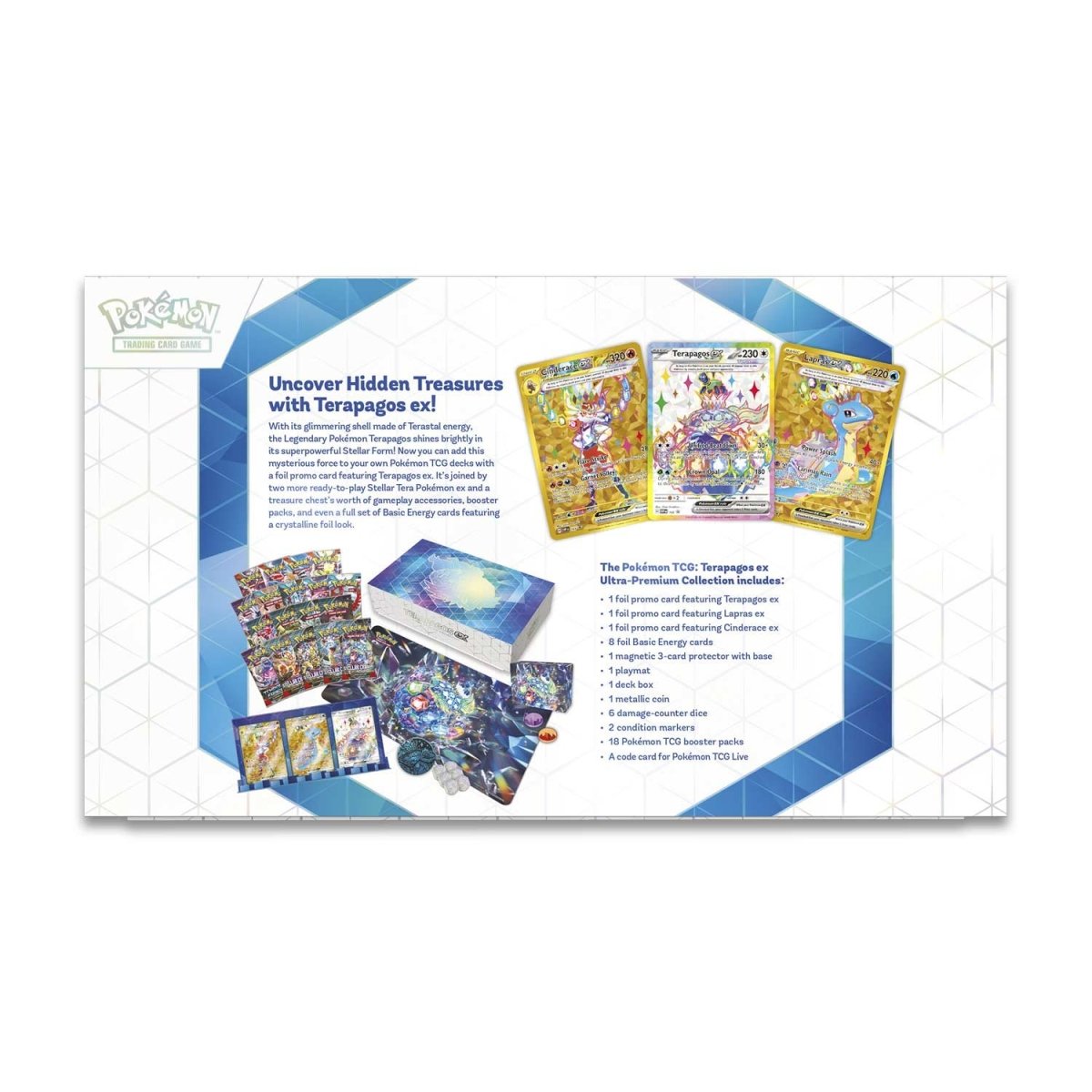 Pokemon: Terapagos ex Ultra Premium Collection | Hobby Addicts
