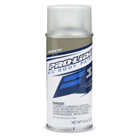 Proline 4.5oz window tint spray paint can with black spray nozzle, designed for tinting car windows.