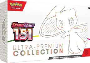 Pokémon TCG Scarlet & Violet 151 Ultra-Premium Collection box with cards, packaging, and accessories from Pokémon.