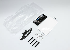 Reflex Racing RAD001-KIT LMP3 1/28 scale RC car Lexan body kit with detailed design and clear windows.