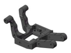 Redcat Brass Apex Center Skid plate for RC cars, featuring durable construction and precise fit for improved stability and protection.