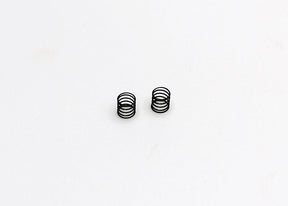 Black Reflex Racing RX28A-04 medium side spring for RC cars, shown in a close-up image.
