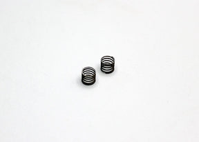 Reflex Racing RX28A-17-SS Soft Kiss Front Springs V2 for RC car, dark gray, close-up of the suspension components.