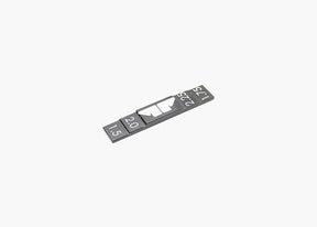 Reflex Racing RX28A-32 RC car ride height gauge tool for precise suspension adjustments and setup.