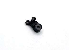 Reflex Racing RX28A-41 RX28 short steering horn for RC cars, shown in black with mounting holes on a white background.