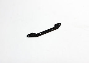 Reflex Racing RX28SE-05 carbon fiber motor plate for RC cars, showing a sleek black lightweight component with precise cutouts.
