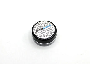 Reflex Racing RX412 Blue Thrust Grease for RC cars, 3g tube, shown in a close-up image with the blue grease visible in the tube.