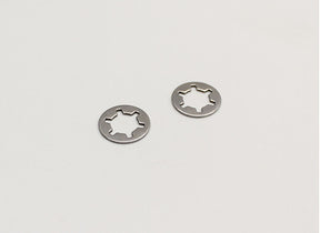 Reflex Racing RX515V2-1 V2 keyed diff rings installed in a mechanical assembly, showing precise metal gear components.